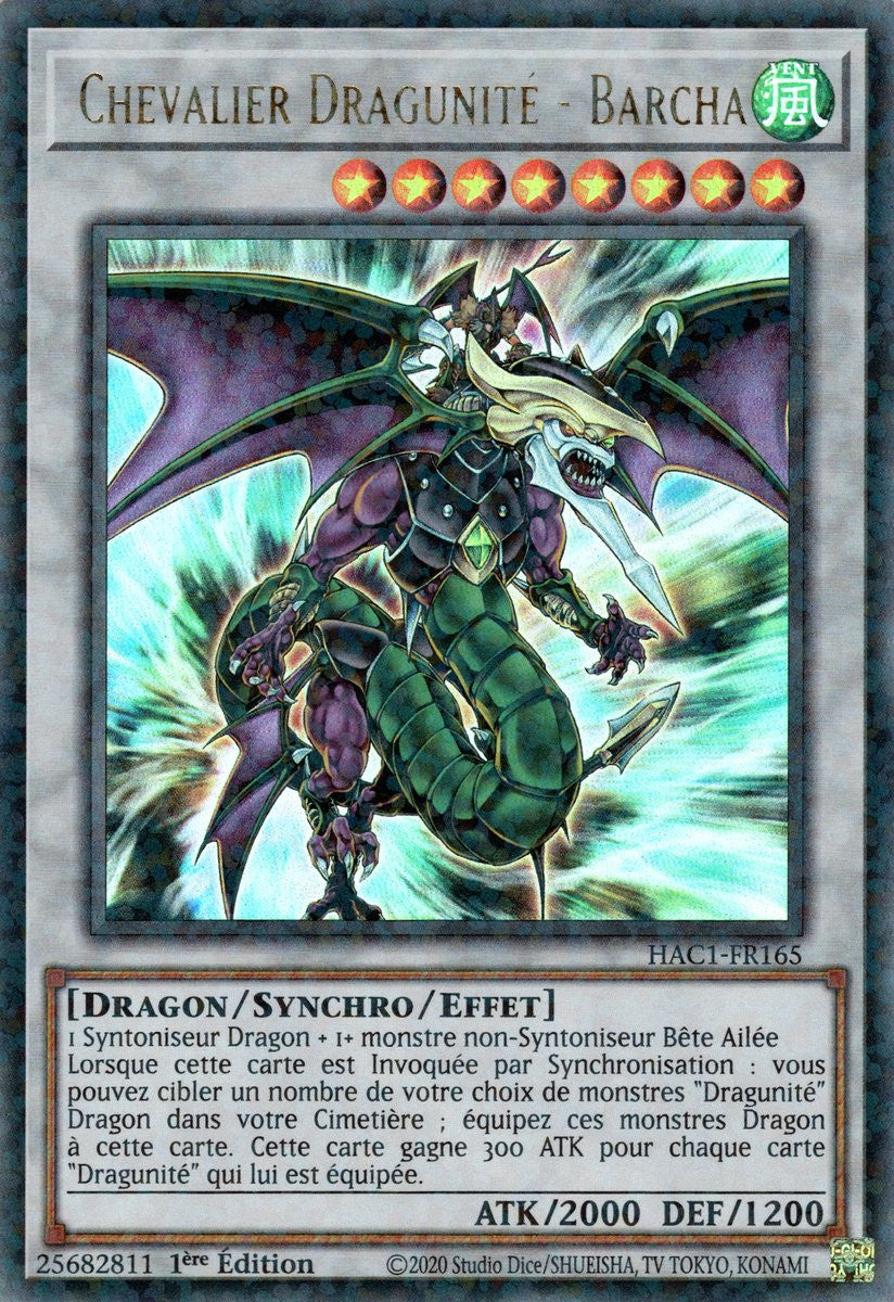 Chevalier Dragunité - Barcha : HAC1-FR165 (DUPR)