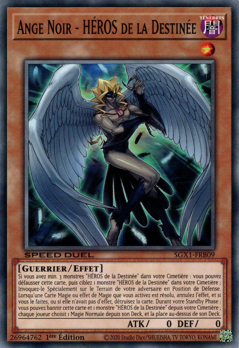 Ange Noir - HÉROS de la Destinée : SGX1-FRB09 (C)