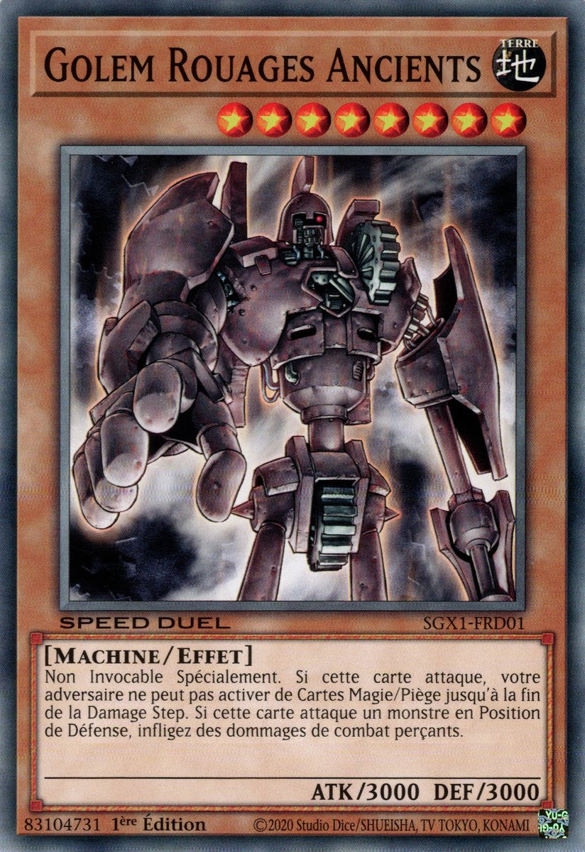 Golem Rouages Ancients : SGX1-FRD01 (V.1 - C)