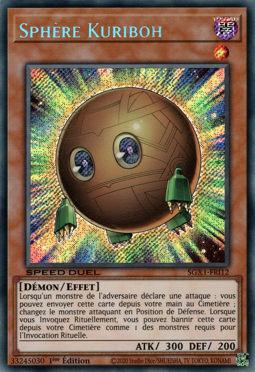Sphère Kuriboh : SGX1-FRI12 (V.2 - SE)