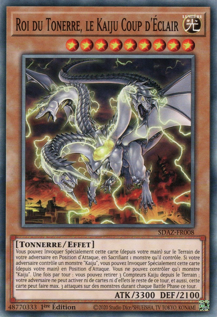 Roi du Tonerre, le Kaiju Coup d'Éclair - SDAZ-FR008