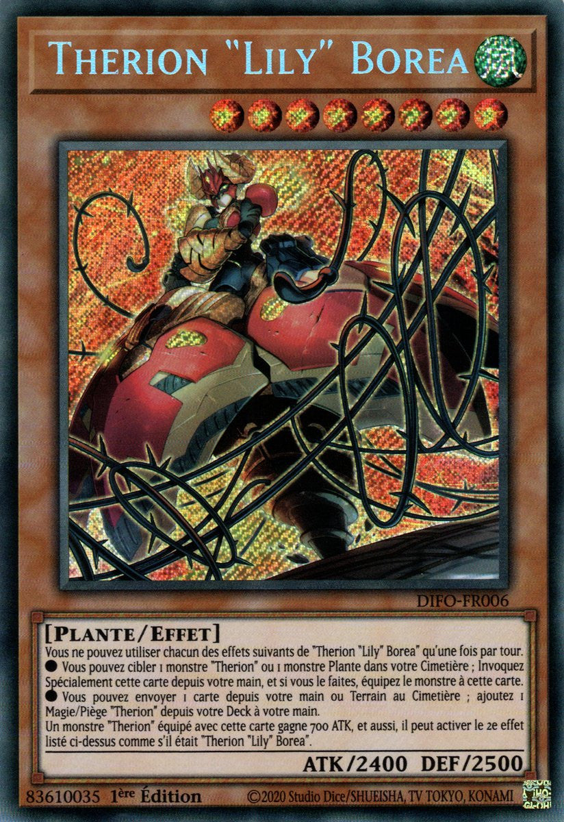 Therion "Lily" Borea - DIFO-FR006 - Cartes Yu-Gi-Oh!