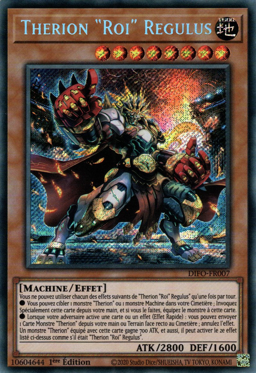 Therion "Roi" Regulus - DIFO-FR007 - Cartes Yu-Gi-Oh!