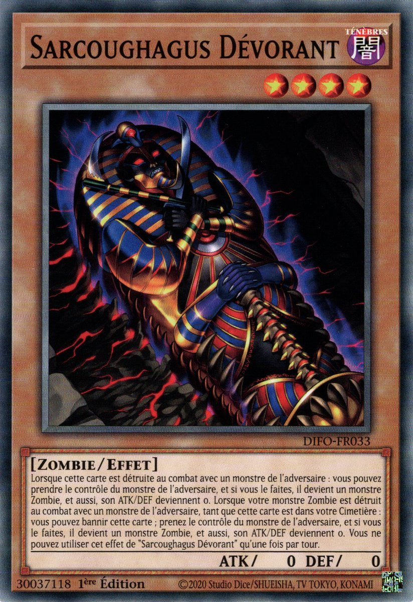 Sarcoughagus Dévorant - DIFO-FR033 - Cartes Yu-Gi-Oh!