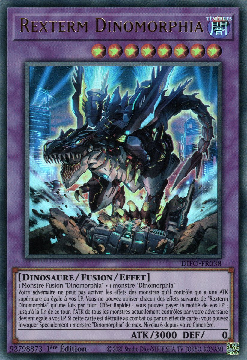 Rexterm Dinomorphia - DIFO-FR038 - Cartes Yu-Gi-Oh!