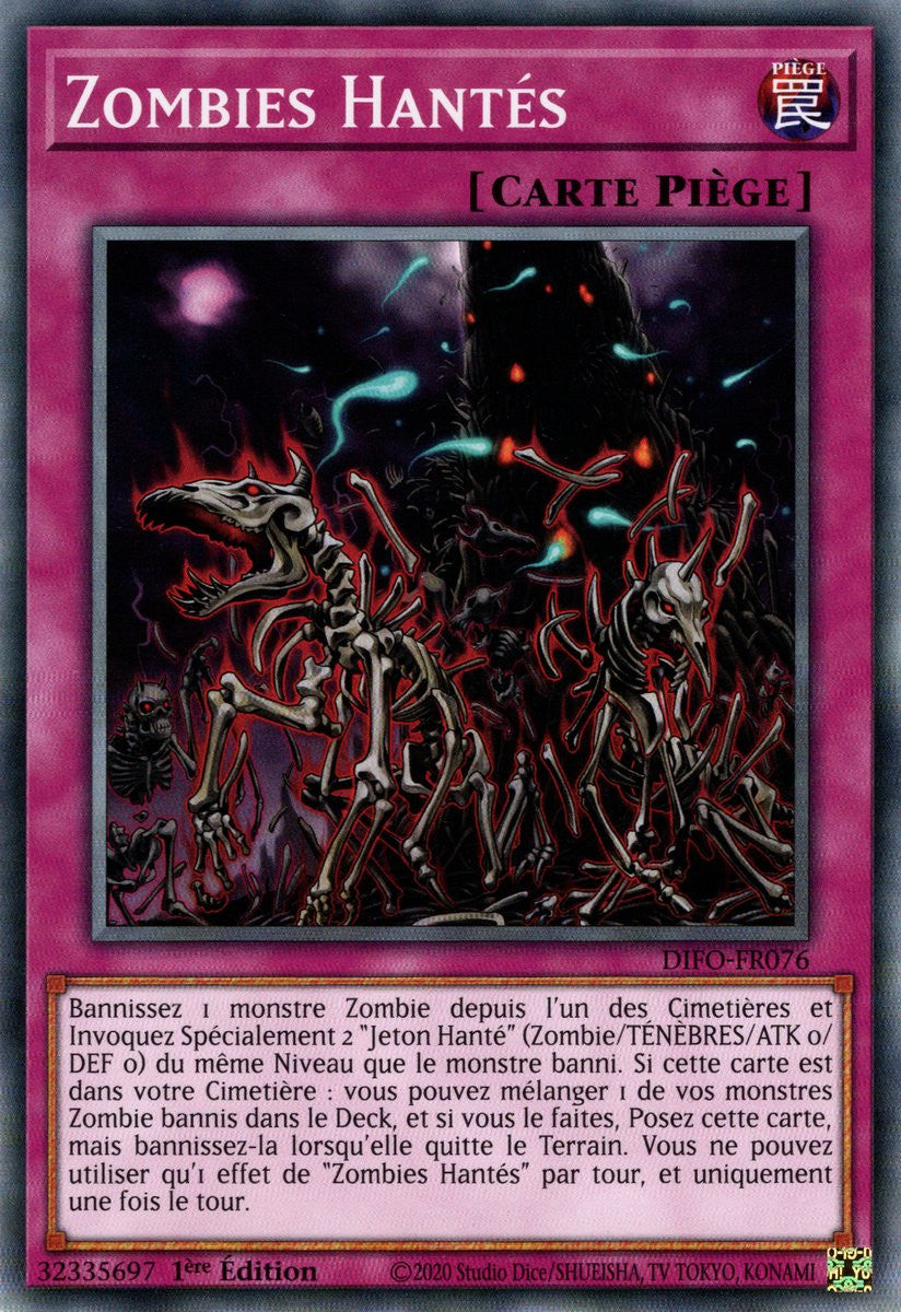 Zombies Hantés - DIFO-FR076 - Cartes Yu-Gi-Oh!