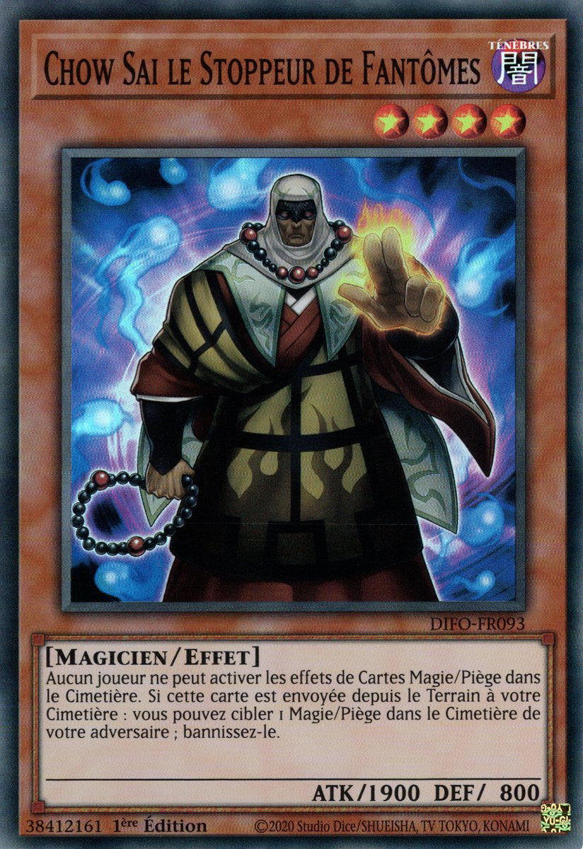 Chow Sai le Stoppeur de Fantômes - DIFO-FR093 - Cartes Yu-Gi-Oh!