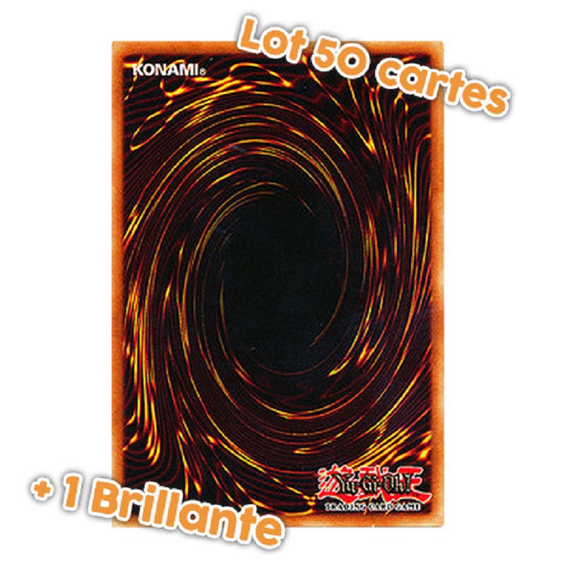 Lot de 50 Cartes YU-Gi-Oh! sans Double + 1 Brillante