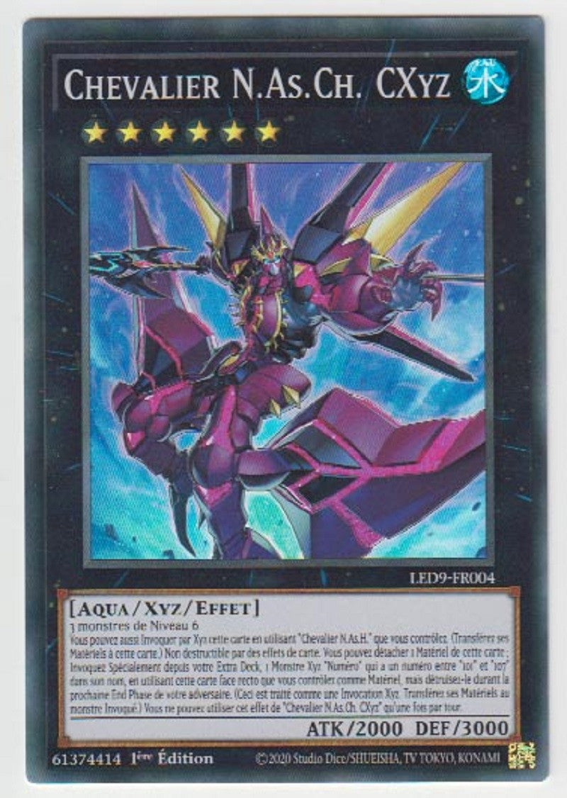 Chevalier N.As.Ch. CXyz - LED9-FR004 - Cartes Yu-Gi-Oh!