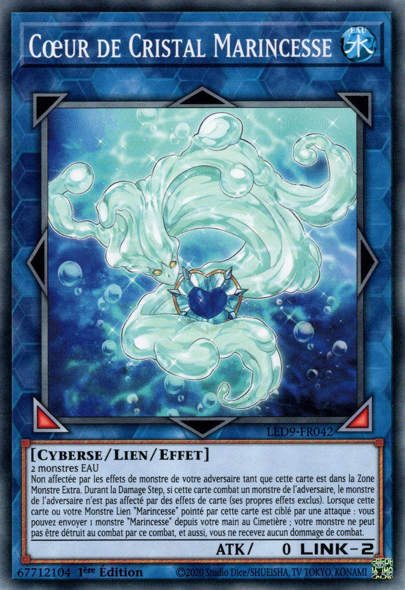 Cœur de Cristal Marincesse - LED9-FR042 - Cartes Yu-Gi-Oh!