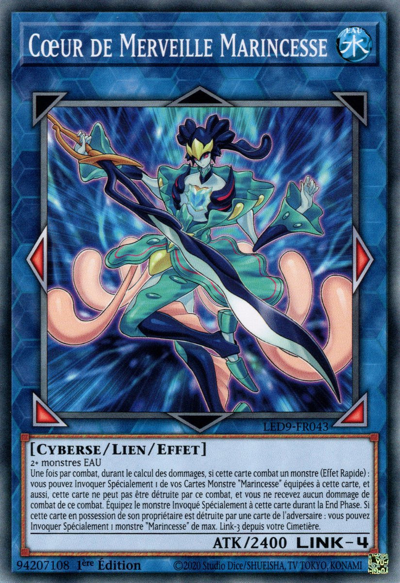 Cœur de Merveille Marincesse - LED9-FR043 - Cartes Yu-Gi-Oh!