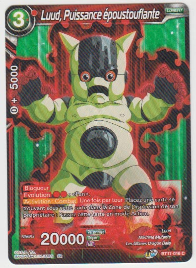 B17-016 Luud, Puissance époustouflante - Cartes Dragon Ball Super