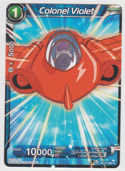 B17-042 Colonel Violet - Cartes Dragon Ball Super