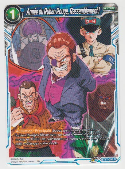B17-056 Armée du Ruban Rouge, Rassemblement! - Cartes Dragon Ball Super