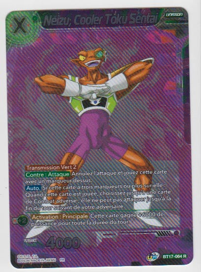 B17-064 Neizu, Cooler Toku Sentai - Cartes Dragon Ball Super