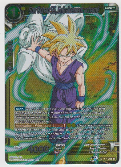 B17-095 Son Gohan SS, Entraînement acharné - Cartes Dragon Ball Super