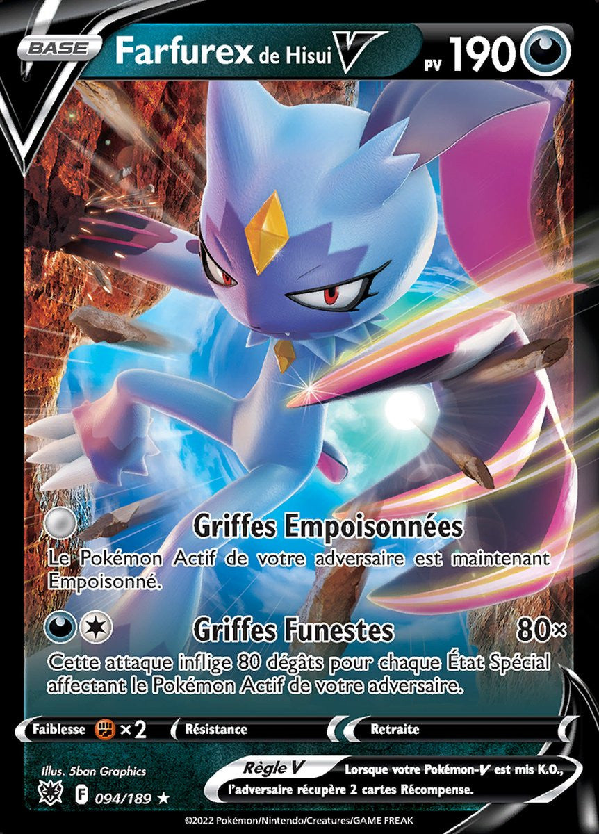 Farfurex de Hisui V - EB10 094/189 - Astres Radieux SWSH10 - Cartes Pokémon
