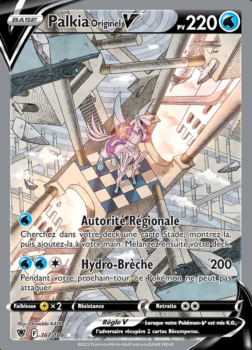 Palkia Originel V - EB10 167/189 - Astres Radieux SWSH10 - Cartes Pokémon