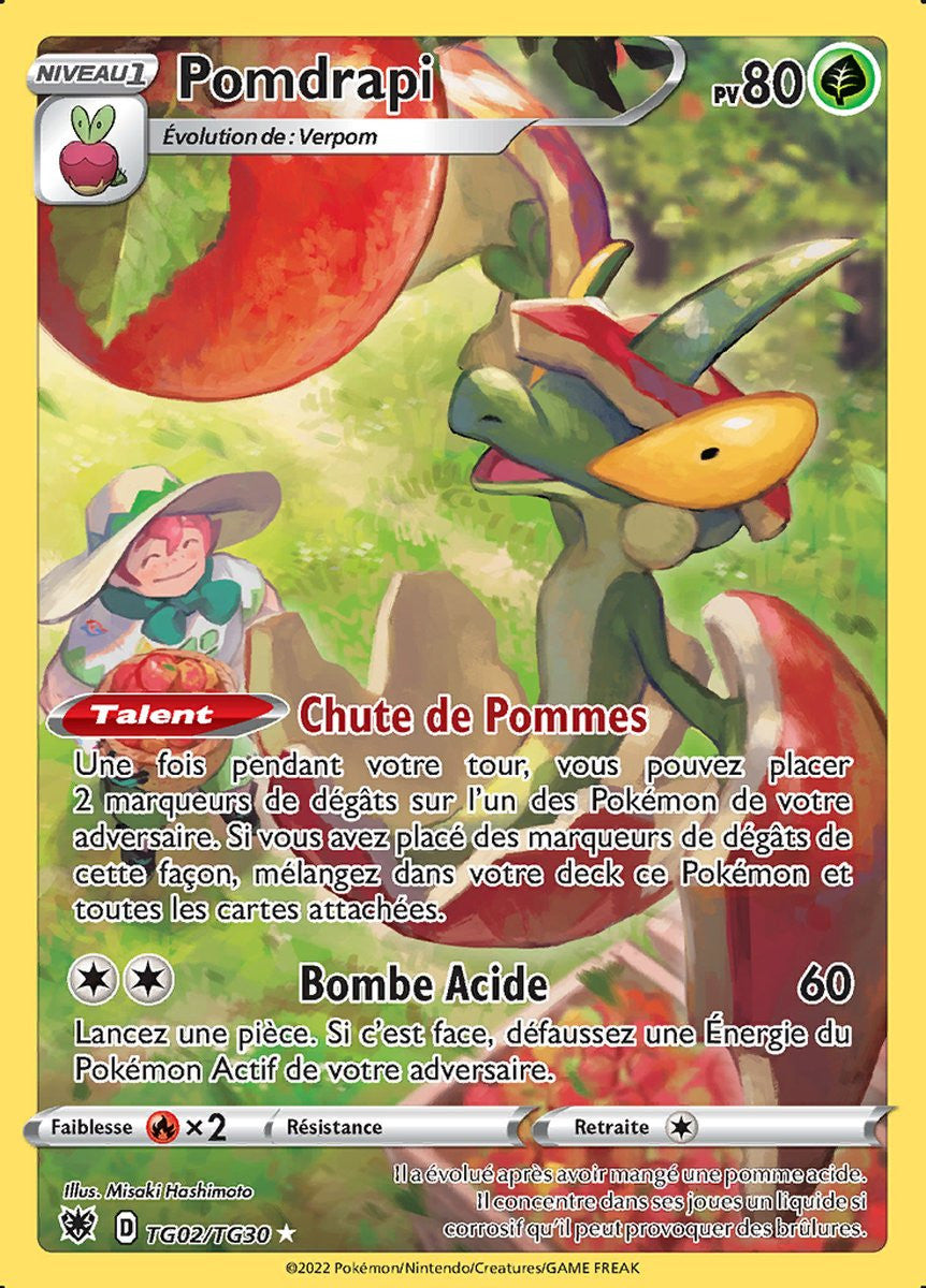 Pomdrapi - EB10 TG02/TG30 - Astres Radieux SWSH10 - Cartes Pokémon