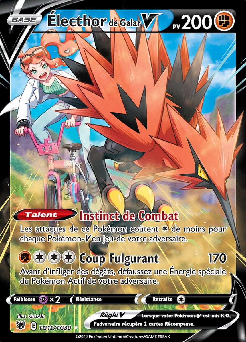 Électhor de Galar V - EB10 TG19/TG30 - Astres Radieux SWSH10 - Cartes Pokémon