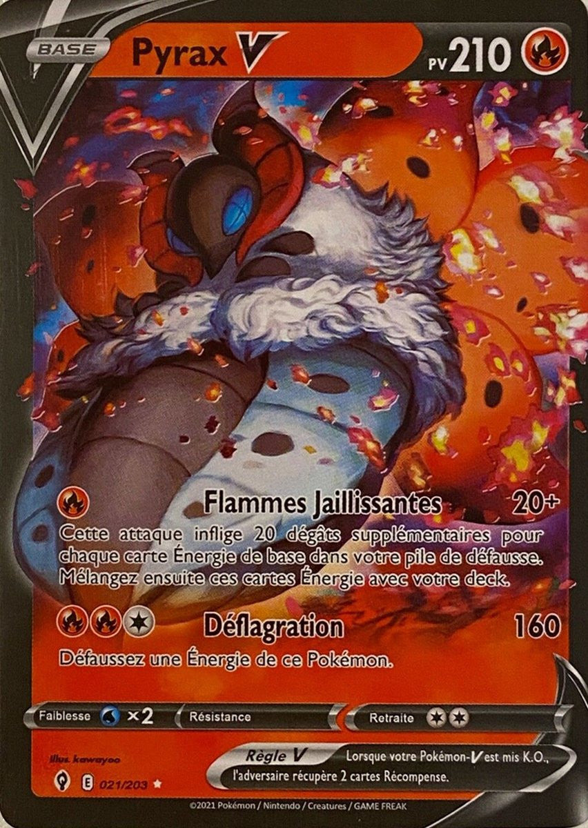 Pyrax V - EB07 021/203 - Évolution Céleste SWSH07 - Cartes Pokémon