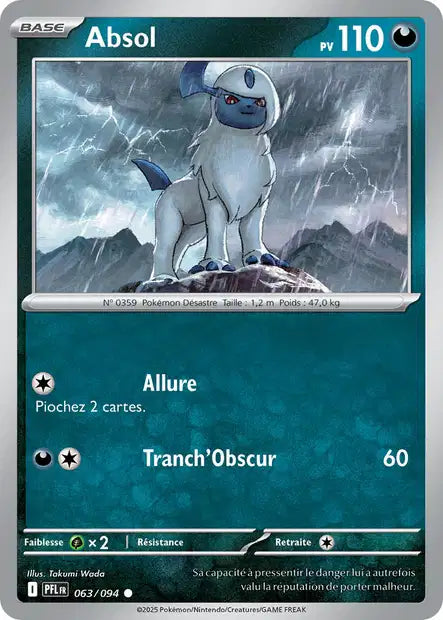 Absol (PFL 063/094) - ME02 Flammes Fantasmagoriques - Carte Pokémon