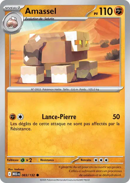 Amassel (MEG 083/132) - Méga-Évolutions - Carte Pokémon ME01