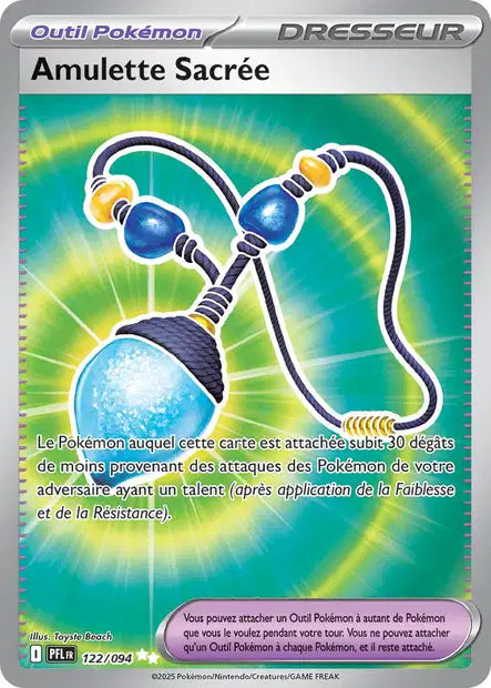 Amulette Sacrée (PFL 122/094) - ME02 Flammes Fantasmagoriques - Carte Pokémon