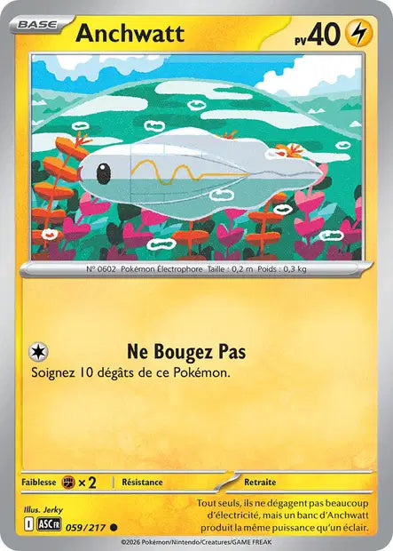 Anchwatt (ASC 059/217) - ME02.5 Héros Transcendants - Carte Pokémon - DracauGames