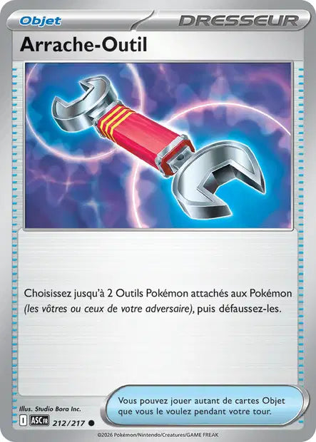 Arrache-Outil (ASC 212/217) - ME02.5 Héros Transcendants - Carte Pokémon