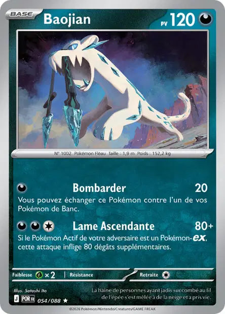 Baojian (POR 054/088) - ME03 Équilibre Parfait - Carte Pokémon