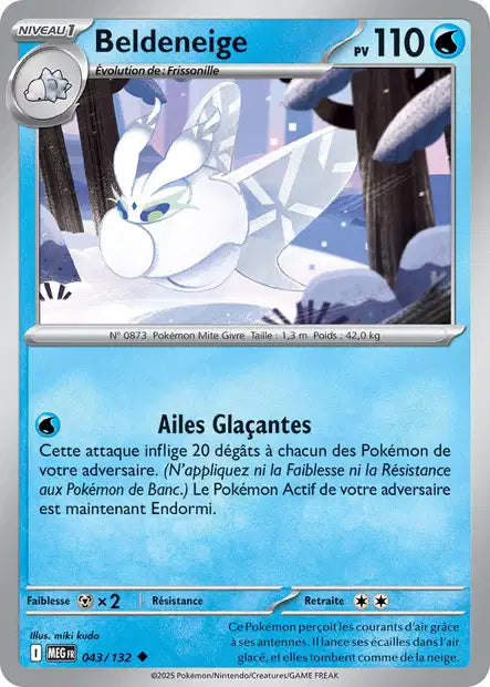 Beldeneige (MEG 043/132) - Méga-Évolutions - Carte Pokémon ME01