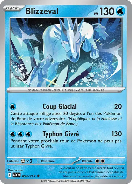 Blizzeval (ASC 054/217) - ME02.5 Héros Transcendants - Carte Pokémon