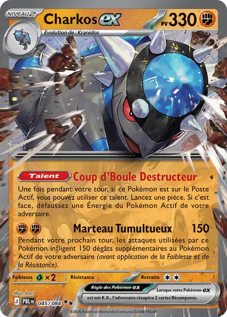 Pokémon - ME05 Nuit Noire - Charkos ex (PBL 045/084)
