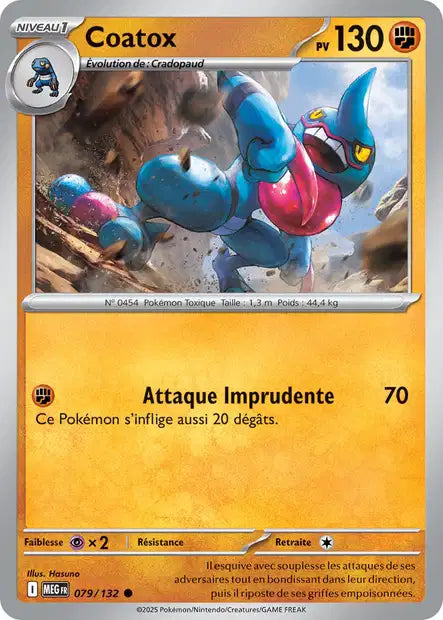 Coatox (MEG 079/132) - Méga-Évolutions - Carte Pokémon ME01