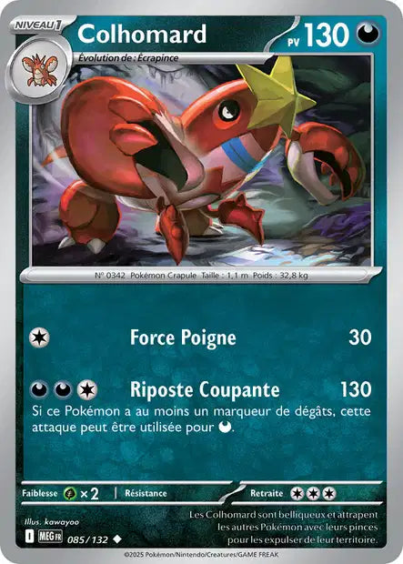 Colhomard (MEG 085/132) - Méga-Évolutions - Carte Pokémon ME01