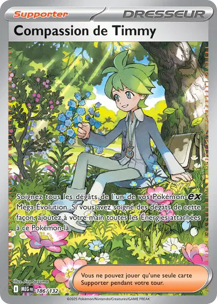 Compassion de Timmy (MEG 186/132) - Méga-Évolutions - Carte Pokémon ME01
