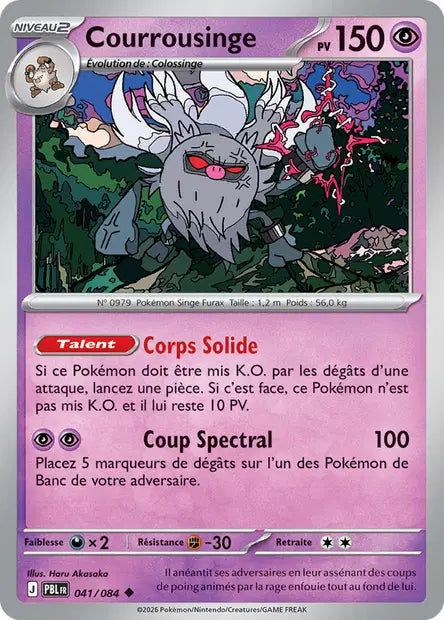 Pokémon - ME05 Nuit Noire - Courrousinge (PBL 041/084)