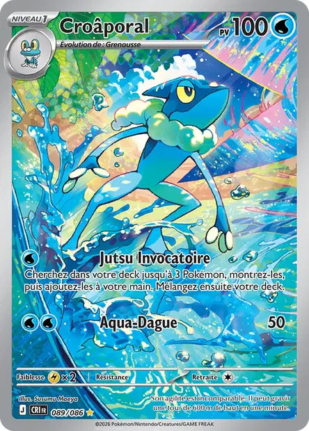 Croâporal (CRI 089/086) - ME04 Chaos Ascendant - Carte Pokémon - DracauGames