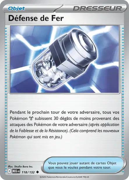 Défense de Fer (MEG 118/132) - Méga-Évolutions - Carte Pokémon ME01