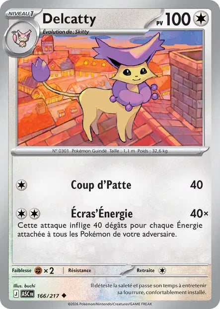 Delcatty (ASC 166/217) - ME02.5 Héros Transcendants - Carte Pokémon
