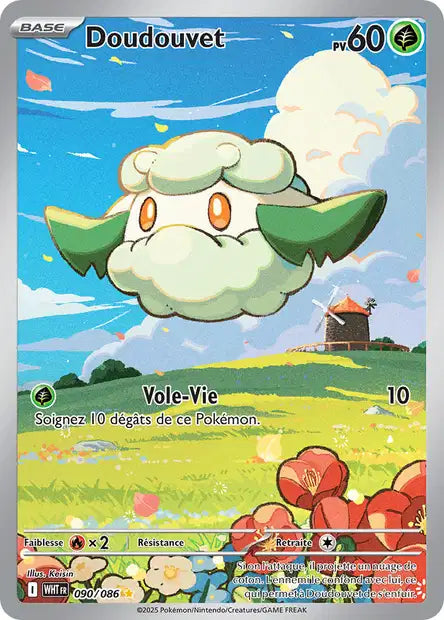 Doudouvet (WHT 090/086) - Flamme Blanche - Carte Pokémon EV10.5