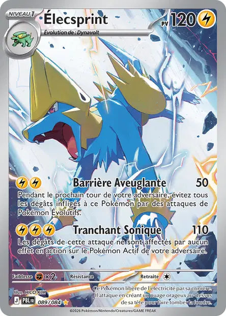 Pokémon - ME05 Nuit Noire - Élecsprint (PBL 089/084)