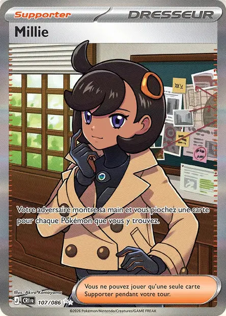 Millie (CRI 107/086) - ME04 Chaos Ascendant - Carte Pokémon - DracauGames