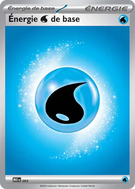 Énergie Eau de base (MEE 003) - Énergies Méga-Évolution - Carte Pokémon