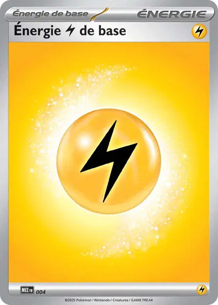 Énergie Électrique de base (MEE 004) - Énergies Méga-Évolution - Carte Pokémon