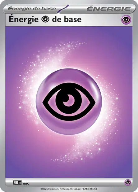 Énergie Psy de base (MEE 005) - Énergies Méga-Évolution - Carte Pokémon