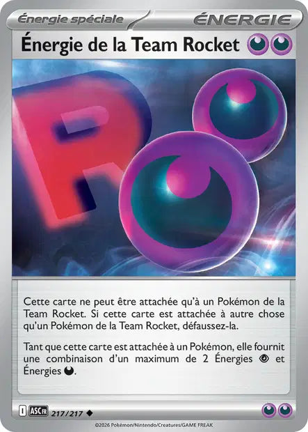 Énergie de la Team Rocket (ASC 217/217) - ME02.5 Héros Transcendants - Carte Pokémon