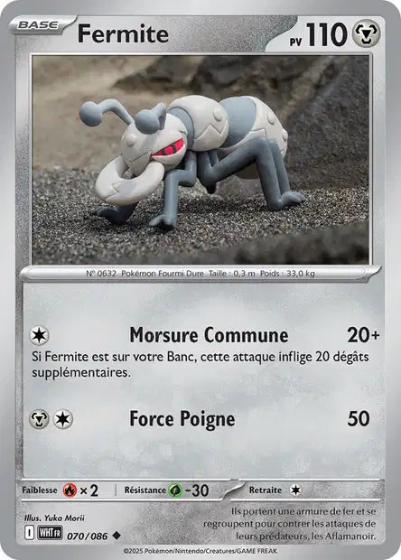 Fermite (WHT 070/086) - Flamme Blanche - Carte Pokémon EV10.5