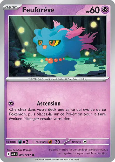 Feuforêve (ASC 085/217) - ME02.5 Héros Transcendants - Carte Pokémon - DracauGames